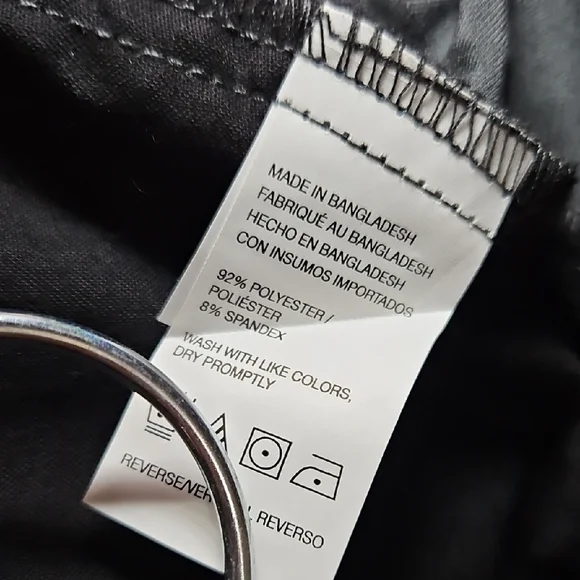 Van Heusen Charcoal Gray Slim Fit Flex 3 Comfort Dress Pants - Picture 10 of 11